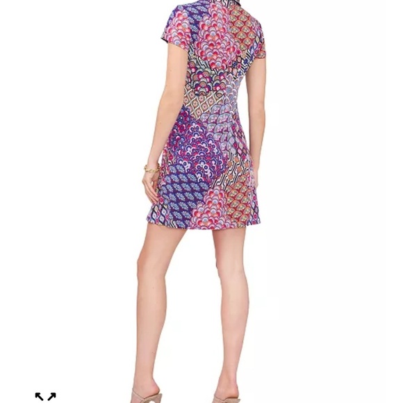 MSK Colorful Patterned mini Dress S - Picture 3 of 8